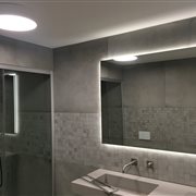 Impianto domotico, illuminazione bagno